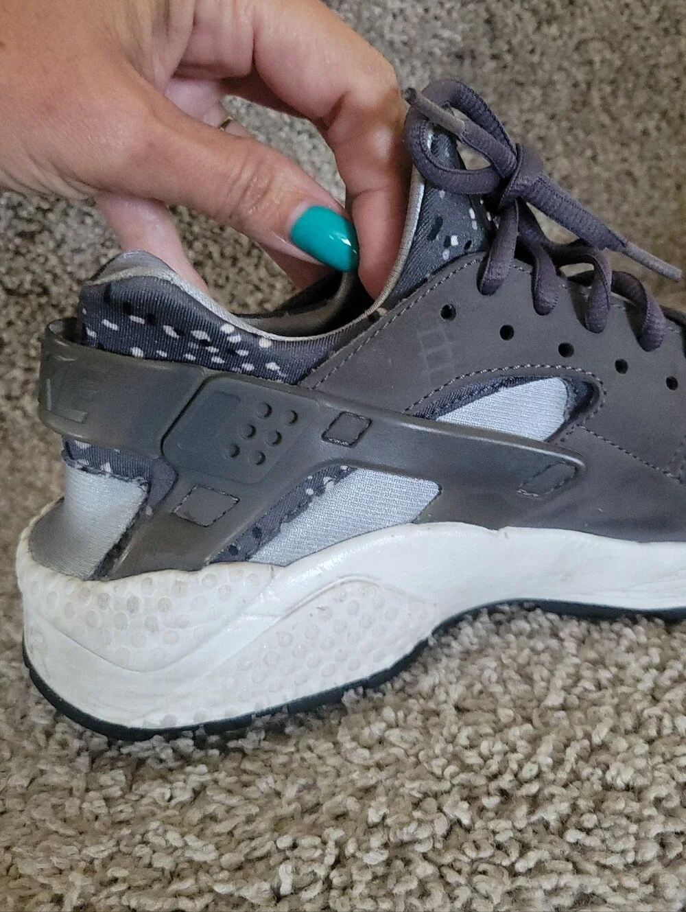 Nike Air Huarache Run Print Womens Sneakers Size 6.5